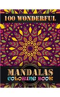 100 Wonderful Mandalas Coloring Book