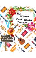 The Ultimate Merry Christmas Piano Monthly Planner Year 2020