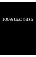 100% that bit*h