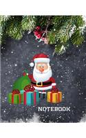 Notebook: Christmas Dotted Notebook /Dotted Journal / Notes Christmas, Holiday/ Notebook Santa Claus/ ideas book/ Composition/ Christmas Notebook and Sketchbo
