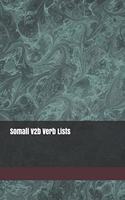 Somali V2b Verb Lists