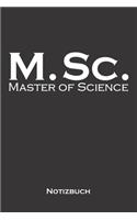 Master of Science Notizbuch