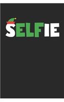 sELFie Notebook - Funny Elf Journal - Selfie Diary: Medium College-Ruled Journey Diary, 110 page, Lined, 6x9 (15.2 x 22.9 cm)