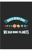 Back In My Day We Had Nine Planets