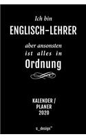 Kalender 2020 für Englisch-Lehrer
