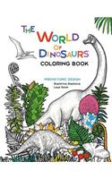 The World of Dinosaurs Coloring Book