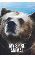 My Spirit Animal: Brown Bear Journal
