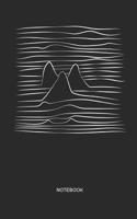 Notebook: Outdoor Mountains Nature Notebook Gift for hikers, mountain bikers, mountaineers, campers and adventurers, women and men