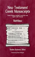 Matthew (Vol 1) (New Testament Greek Manuscripts: Variant Readings Arranged in Horizontal Lines against Codex Vaticanus)