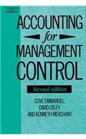 Accounting for Management Control