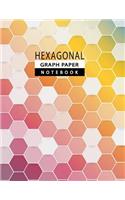 Hexagonal Graph Paper Notebook: 1/4 Inch Hexagons 120 Pages 8.5 X 11 Inches for Gaming, Mapping, Structuring Sketches, Drawing(4 1/4 Inch Hexagons)