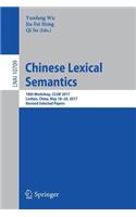 Chinese Lexical Semantics