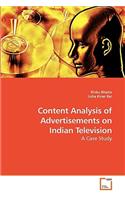 Content Analysis of Advertisements on Indian Television