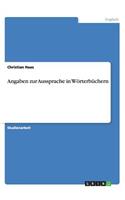 Angaben zur Aussprache in Wörterbüchern