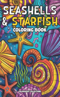 Seashells and Starfish Coloring Book