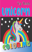 Top notch Unicorn Coloring: Top Notch Unicorn Coloring Book for kids, 8 x 10 in (20.32 x 25.4 cm) 42 Pages