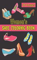 Women's Shoe Coloring Book