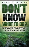 Don't Know What to Do? (Large Print Edition): Discover Promotion in the Wilderness