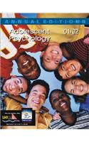 Annual Editions: Adolescent Psychology 01/02