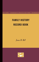 Family History Record Book