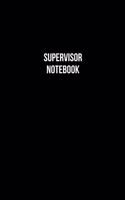 Supervisor Notebook - Supervisor Diary - Supervisor Journal - Gift for Supervisor