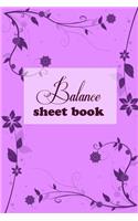 Balance Sheet Book