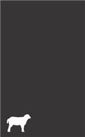 Blank Lined Journal - Black Sheep