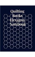Quilting Books Hexagon Notebook