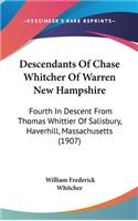 Descendants Of Chase Whitcher Of Warren New Hampshire