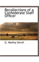 Recollections of a Confederate Staff Officer