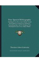 Free Speech Bibliography