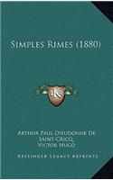 Simples Rimes (1880)