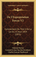 De L'Expropriation Forcee V2