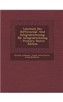 Lehrbuch Der Differential- Und Integralrechnung