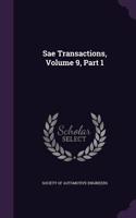 Sae Transactions, Volume 9, Part 1