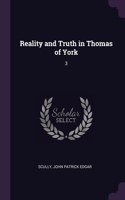 Reality and Truth in Thomas of York