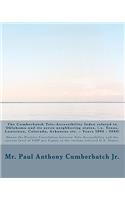 Cumberbatch Tele-Accessibility Index related to Oklahoma and its seven neighboring states, i.e. Texas, Louisiana, Colorado, Arkansas etc. - Years 1996 - 2006!