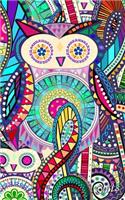 Owls: Presents / Gifts for Owl Lovers [ Ruled Notebook / Small Journal - Carnival ]