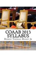 COAAB 2013 Syllabus