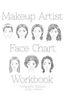 Makeup Artist Face Chart Workbook: Complete Edition Jumbo Version