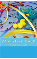 Checklist Book: Notes & Checklist / To Do List - Design Blue