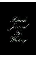 Blank Journal For Writing