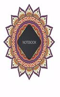 Notebook Mandala, Letter Size, Mandala Paper, Mandala Cover, 8.5