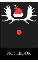 Reindeer Santa Christmas Notebook: Blank Lined Notebook to Write In for Notes, To Do Lists, Drawing, Meeting Note, Goal Setting, Christmas Halloween Birthday Gifts,