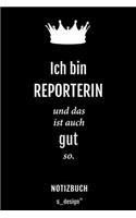 Notizbuch für Reporter / Reporterin