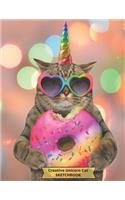 Creative Unicorn Cat Sketchbook