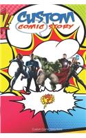 Custom Comic Story Book: Draw Your Own Comics Avengers Drawing 110 Pages, 6 x 9) Notebook and Sketchbook for Kids and Adults to Unleash Creativity