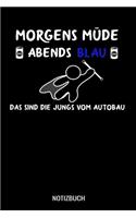 Morgens Müde abends blau das sind die Jungs vom Autobau