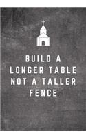 Build A Longer Table Not A Taller Fence