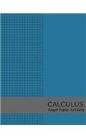 Calculus Graph Paper 4x4 Grid